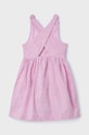 Mayoral vestito di lino bambino/a 3928.6E.Mini.PPYH violetto SS24