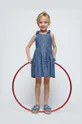 μπλε Παιδικό λινό φόρεμα Mayoral Για κορίτσια