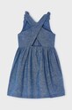 Dziewczynka Mayoral sukienka lniana dziecięca 3928.6E.Mini.PPYH niebieski