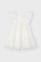 Dziewczynka Mayoral sukienka dziecięca 3929.6E.Mini.PPYH beżowy