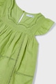 Mayoral sukienka bawełniana dziecięca zielony 3930.6F.Mini.PPYH