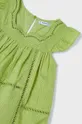 zelená Dievčenské bavlnené šaty Mayoral