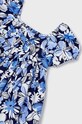 Mayoral rochie din bumbac pentru copii bleumarin 3941.6H.Mini.PPYH