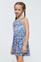 темно-синій Дитяча бавовняна сукня Mayoral Для дівчаток
