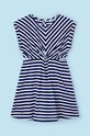 Mayoral rochie din bumbac pentru copii 3946.6L.Mini.PPYH bleumarin SS24