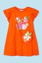 Παιδικό βαμβακερό φόρεμα Mayoral στρογγυλό πορτοκαλί 3948.6M.Mini.PPYH