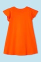 Παιδικό βαμβακερό φόρεμα Mayoral 3948.6M.Mini.PPYH πορτοκαλί SS24