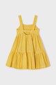 Dziewczynka Mayoral sukienka dziecięca 3950.6D.Mini.PPYH żółty