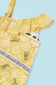 žltá Dievčenské bavlnené šaty Mayoral
