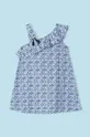 plava Dječja pamučna haljina Mayoral Za djevojčice
