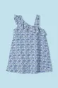 Хлопковое детское платье Mayoral голубой