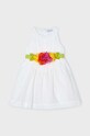 Παιδικό φόρεμα Mayoral 3959.6B.Mini.PPYH λευκό SS24