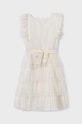 Mayoral sukienka dziecięca rozkloszowany beżowy 6943.8A.Junior.PPYH