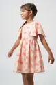 рожевий Дитяча бавовняна сукня Mayoral Для дівчаток