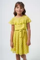 zlatna Dječja haljina Mayoral Za djevojčice
