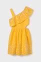 Κοριτσίστικα Παιδικό φόρεμα Mayoral 6963.8F.Junior.PPYH κίτρινο