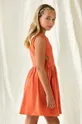 oranžová Dievčenské šaty Mayoral Dievčenský