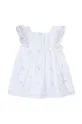Παιδικό βαμβακερό φόρεμα Tartine et Chocolat λευκό