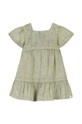 Βεφικό λινό φόρεμα Tartine et Chocolat TY30181.60.74 πράσινο SS24