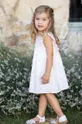 білий Дитяча бавовняна сукня Tartine et Chocolat Для дівчаток