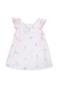 Dziewczynka Tartine et Chocolat sukienka bawełniana niemowlęca TY30091.80.94 biały