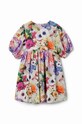 Desigual rochie din bumbac pentru copii 24SGVW01 multicolor SS24