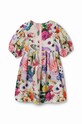 Fete Desigual rochie din bumbac pentru copii 24SGVW01 multicolor