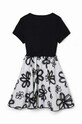 Dziewczynka Desigual sukienka dziecięca 24SGVK13 czarny