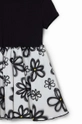 Desigual vestito bambina nero 24SGVK13