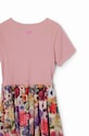 Desigual sukienka dziecięca 24SGVK02 różowy