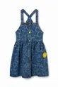 Дитяча джинсова сукня Desigual блакитний