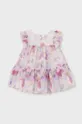 Φόρεμα μωρού Mayoral Newborn Κύριο υλικό: 100% Πολυεστέρας Φόδρα: 100% Βαμβάκι