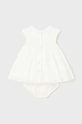 Φόρεμα μωρού Mayoral Newborn 1825.2M.Newborn.PPYH μπεζ SS24
