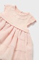 Κοριτσίστικα Φόρεμα μωρού Mayoral Newborn 1825.2M.Newborn.PPYH μπεζ