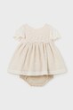 Mayoral Newborn rochie bebe mini bej 1826.2N.Newborn.PPYH