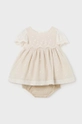 beige Mayoral Newborn vestito neonato Ragazze