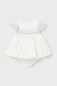 Φόρεμα μωρού Mayoral Newborn απλικέ πράσινο 1826.2N.Newborn.PPYH