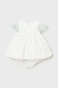 Φόρεμα μωρού Mayoral Newborn 1826.2N.Newborn.PPYH πράσινο SS24