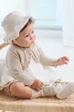 beige Mayoral Newborn vestito con aggiunata di lino bambino/a Ragazze