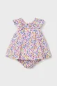 πολύχρωμο Βρεφικό βαμβακερό φόρεμα Mayoral Newborn Για κορίτσια