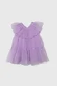 Детское платье Pinko Up фиолетовой