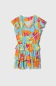 Дитяча сукня Pinko Up короткий бірюзовий S4PIJGDR168