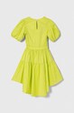 Pinko Up vestito bambina S4PIJGDR173 verde SS24