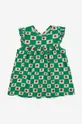 зелёный Хлопковое детское платье Bobo Choses Для девочек