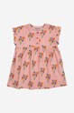 Bobo Choses rochie bebe fixat roz 124AB103