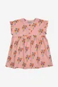 ροζ Φόρεμα μωρού Bobo Choses Για κορίτσια
