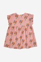 Bobo Choses rochie bebe 124AB103 roz SS24