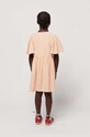 Bobo Choses vestito di cotone bambina 124AC128 arancione