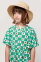 zelena Dječja pamučna haljina Bobo Choses