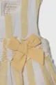 Βρεφικό φόρεμα σε συνδυασμό με λινά Guess Κύριο υλικό: 51% Βαμβάκι, 49% Λινάρι Φόδρα: 100% Βαμβάκι